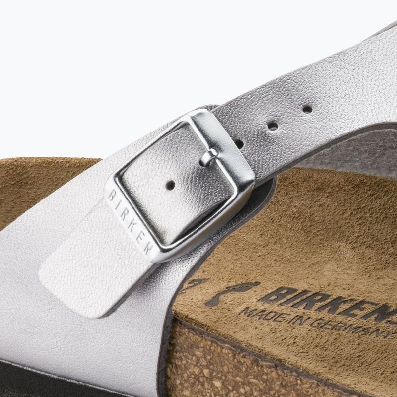 BIRKENSTOCK Gizeh BF Regular ασημί σαγιονάρες 10