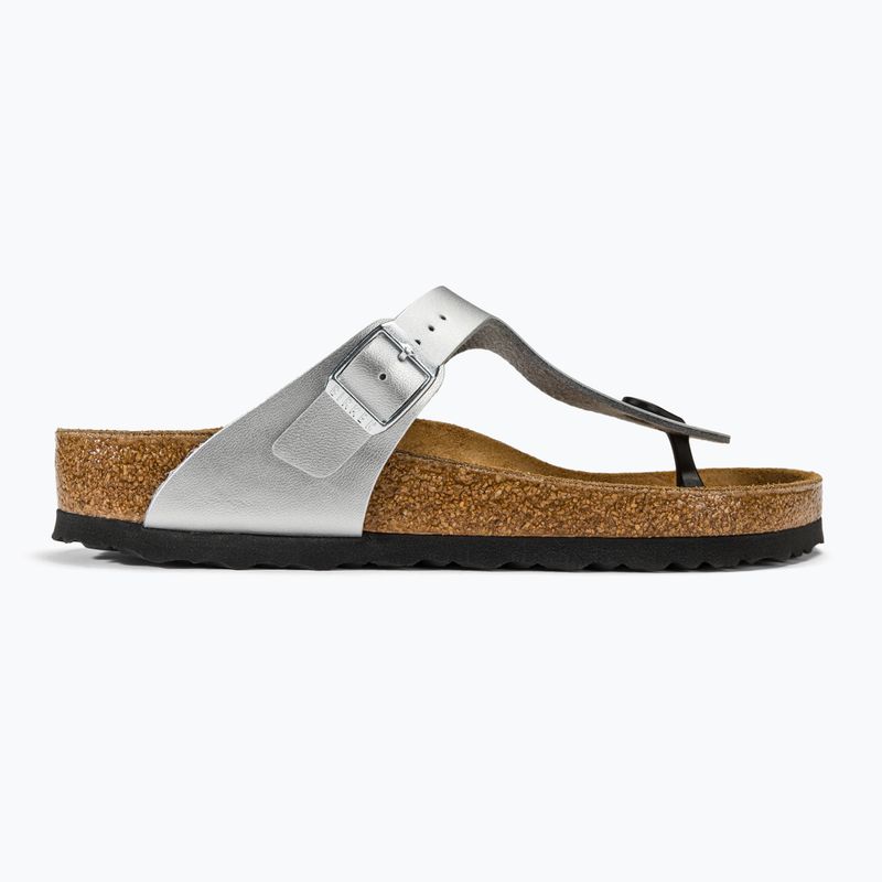 BIRKENSTOCK Gizeh BF Regular ασημί σαγιονάρες 2