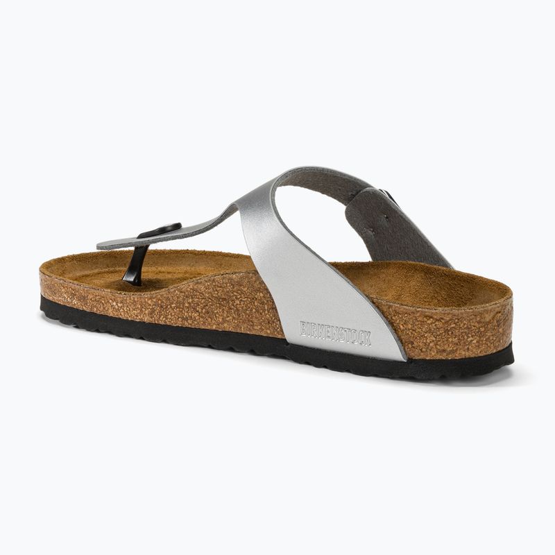 BIRKENSTOCK Gizeh BF Regular ασημί σαγιονάρες 3