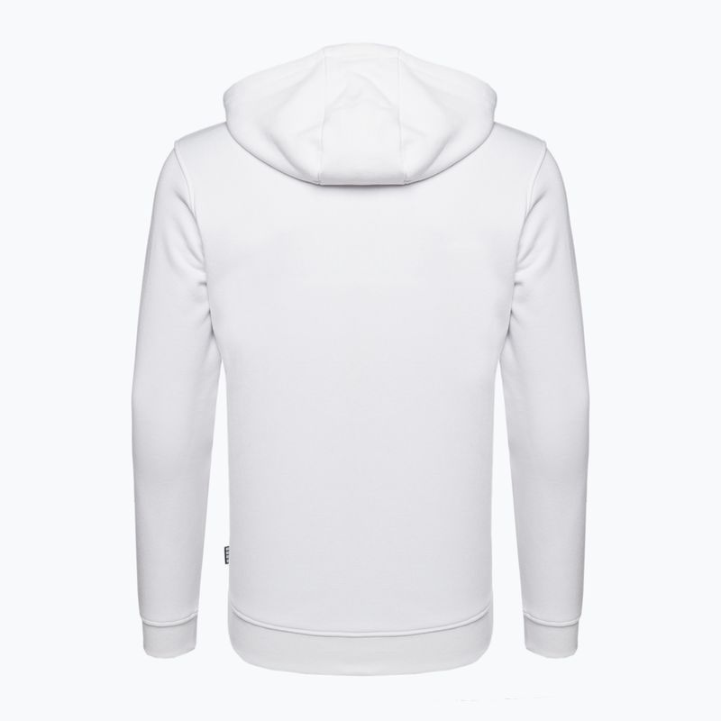 Ανδρικά Capelli Basics Adult Zip Hoodie Football Sweatshirt λευκό 2