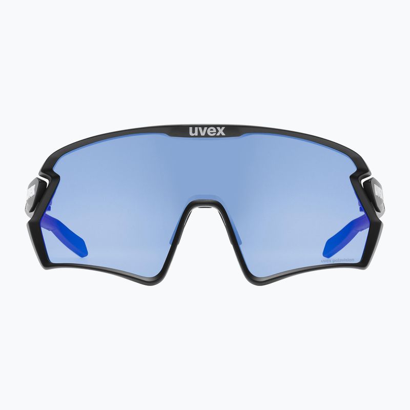 UVEX Sportstyle 231 2.0 P μαύρα ματ/μπλε γυαλιά ποδηλασίας 53/3/029/2240 6