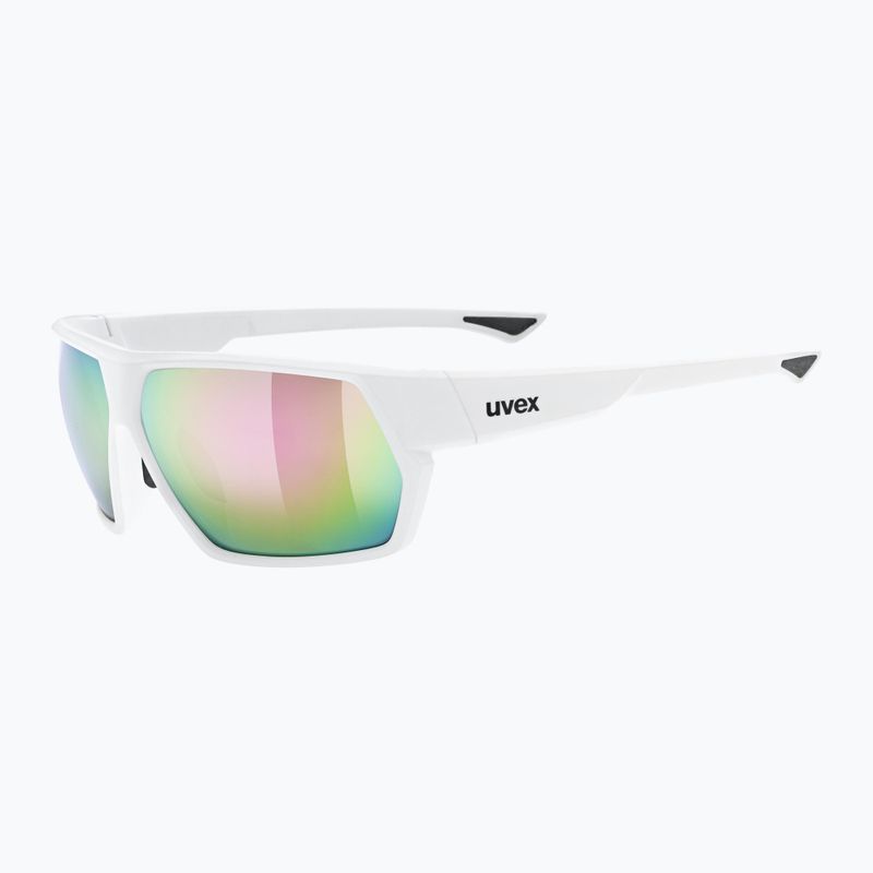 Γυαλιά ηλίου UVEX Sportstyle 238 white matt/mirror pink