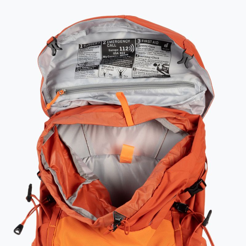 Γυναικείο σακίδιο πεζοπορίας deuter Speed Lite 28 SL πορτοκαλί 34105229906 4