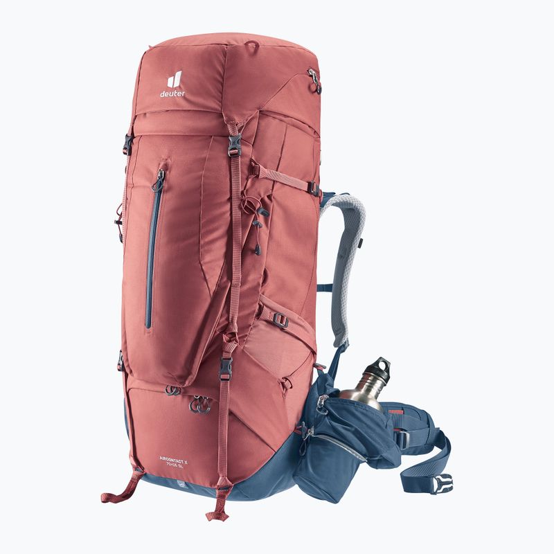 Γυναικείο σακίδιο πεζοπορίας deuter Aircontact X 70+15 SL redwood/ink 2