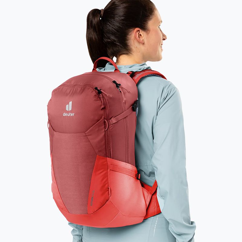 Γυναικείο σακίδιο πεζοπορίας deuter Futura 21 l SL caspia/currant 7