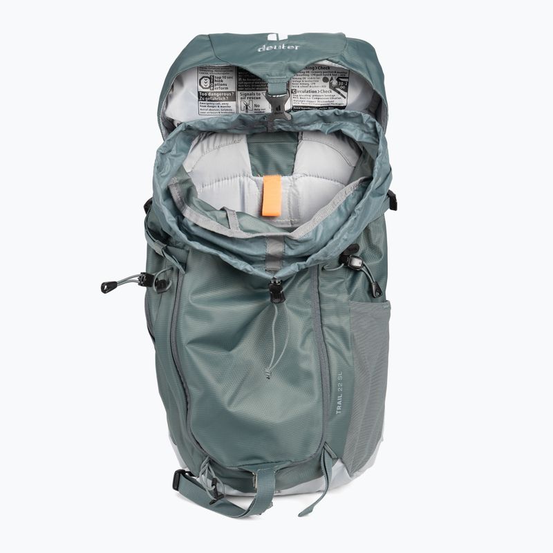 Γυναικείο σακίδιο πεζοπορίας deuter Trail 22 SL πράσινο 34402233464 4