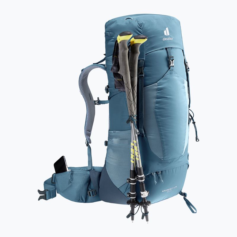 Deuter Aircontact Lite 40 + 10 σακίδιο πλάτης για πεζοπορία μπλε 334012313740 6