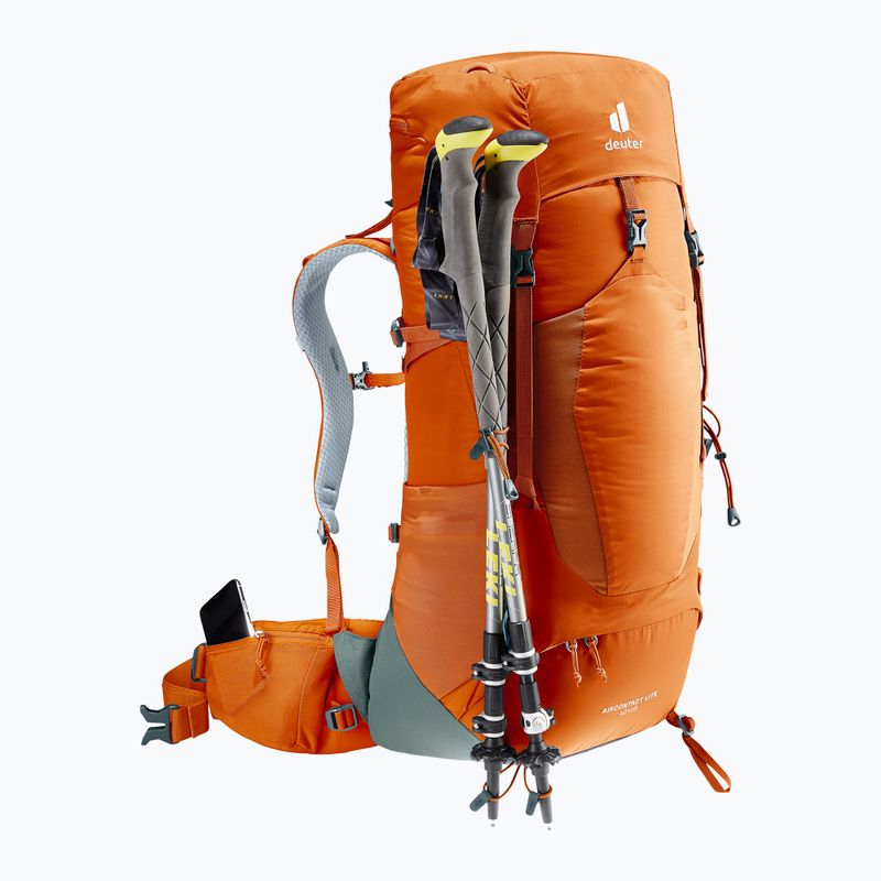 Deuter Aircontact Lite 40 + 10 trekking σακίδιο πλάτης πορτοκαλί 334012393190 6