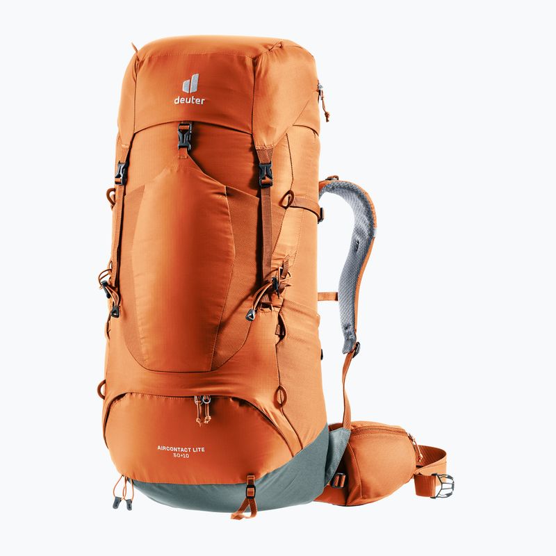 Deuter Aircontact Lite 50 + 10 trekking σακίδιο πλάτης πορτοκαλί 334032393190 2