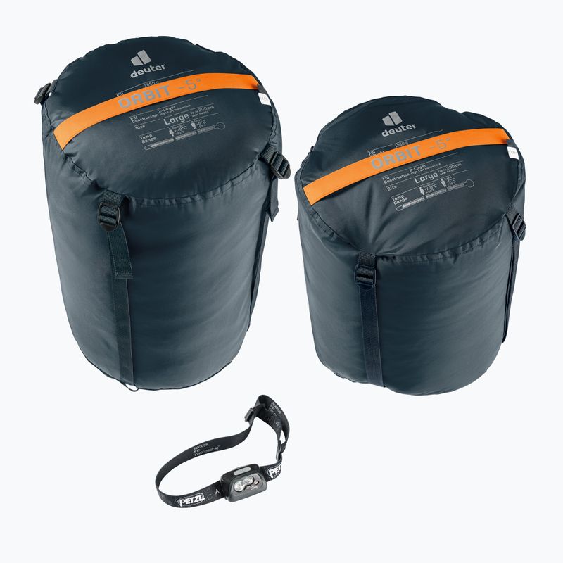 Υπνόσακος Deuter Orbit -5° EL καστανιά/μαύρο 6