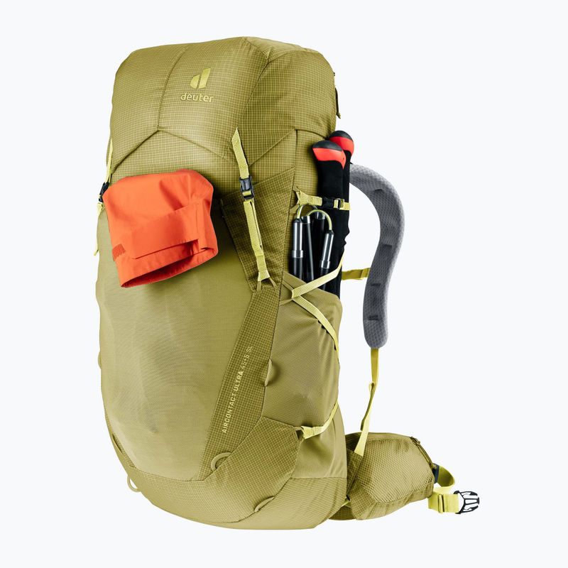 Γυναικείο σακίδιο πλάτης για πεζοπορία deuter Aircontact Ultra 45 + 5 l SL φλαμουριά/σποράκι 8