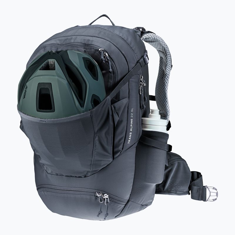 Γυναικείο σακίδιο πλάτης ποδηλάτου deuter Trans Alpine 22 l SL black 9