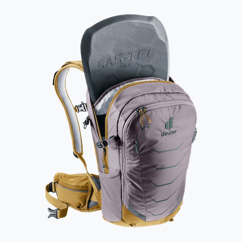 Γυναικείο ποδηλατικό σακίδιο πλάτης deuter Flyt 12 l SL λεβάντα/αμύγδαλο 6