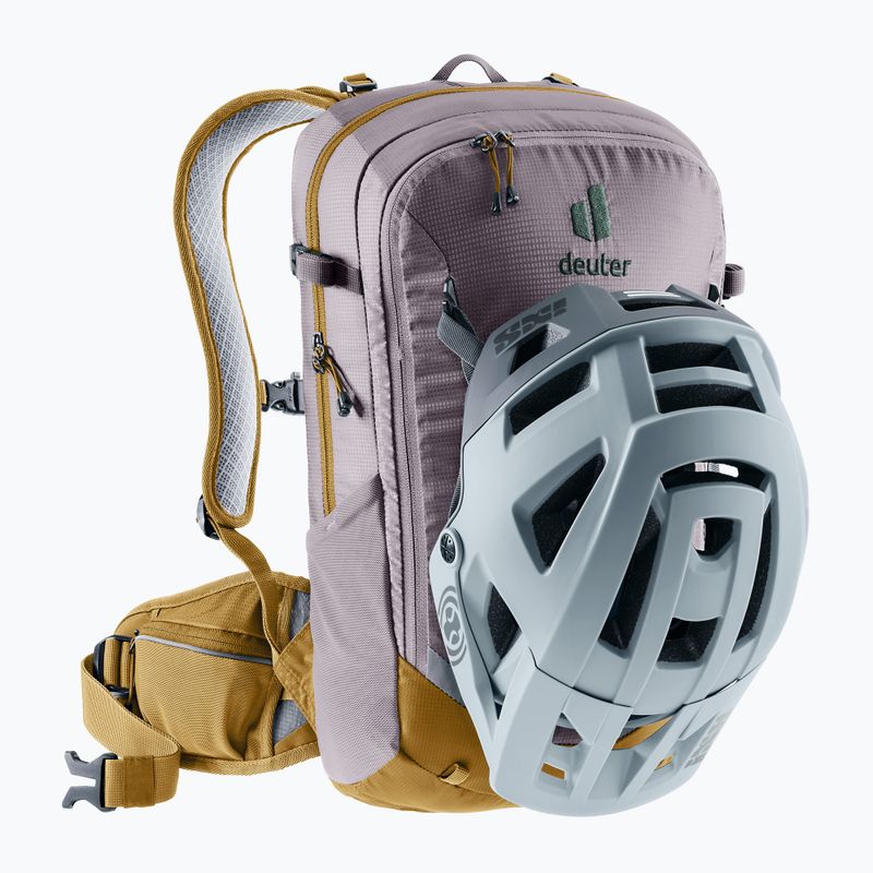 Γυναικείο ποδηλατικό σακίδιο πλάτης deuter Flyt 12 l SL λεβάντα/αμύγδαλο 7