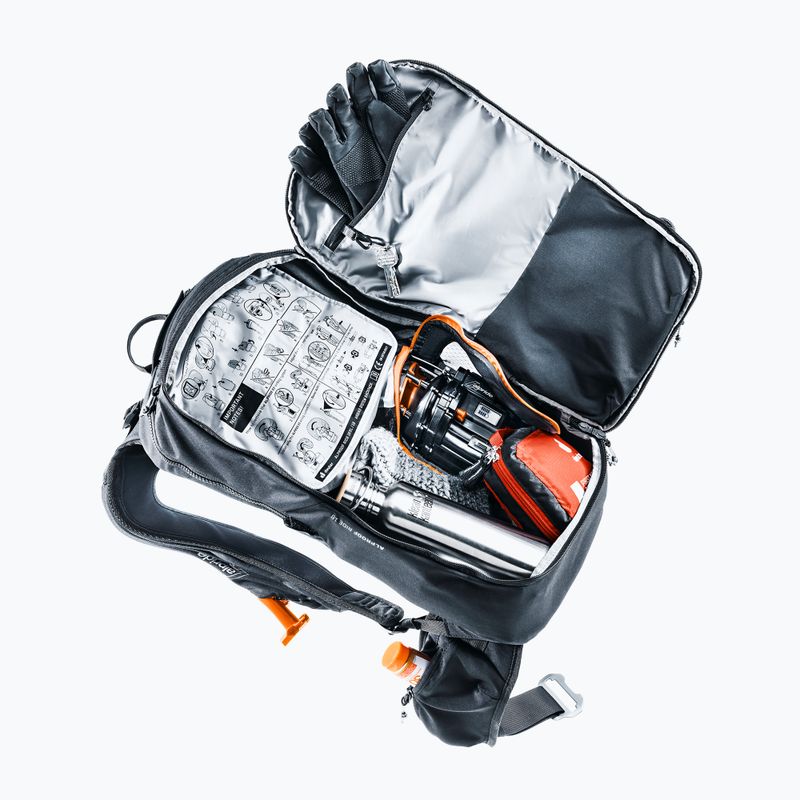 Σακίδιο πλάτης χιονοστιβάδας deuter Alproof Ride 18 l black 10