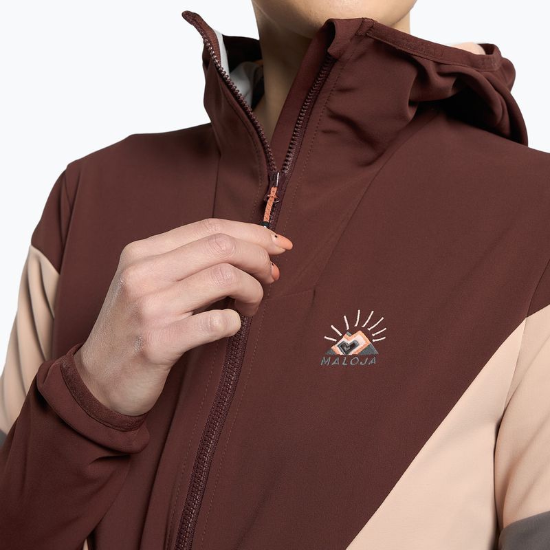 Γυναικείο softshell μπουφάν Maloja W'S GeraniumM καφέ 32111-1-8450 8