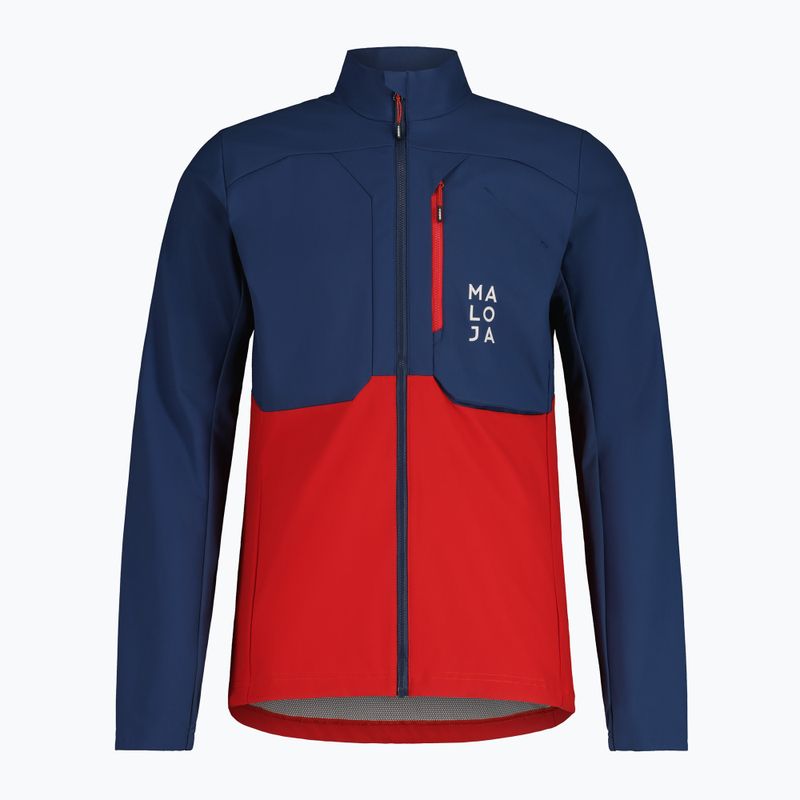 Maloja EuleM ανδρικό softshell μπουφάν μπλε και κόκκινο 34230-1-8686 4