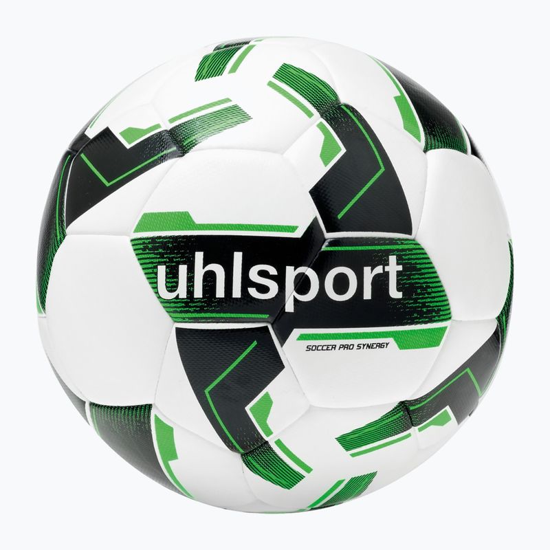 Μπάλα ποδοσφαίρου uhlsport Soccer Pro Synergy white/black/fluo green μέγεθος 3 4