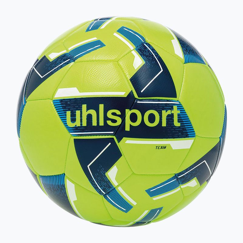 Μπάλα ποδοσφαίρου uhlsport Team fluo yellow/navy/white μέγεθος 4 4