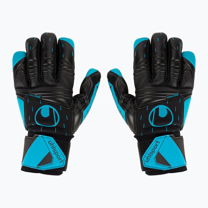 Uhlsport Classic Soft Hn Comp γάντια τερματοφύλακα μαύρα/μπλε/λευκά