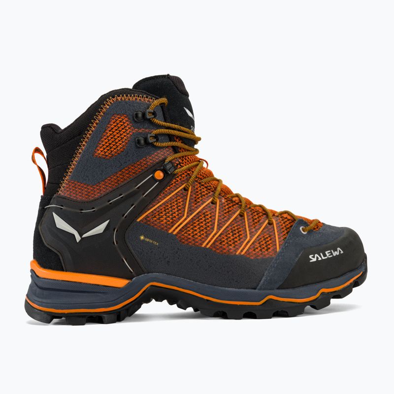 Ανδρικά παπούτσια πεζοπορίας Salewa MTN Trainer Lite Mid GTX black out/carrot 2