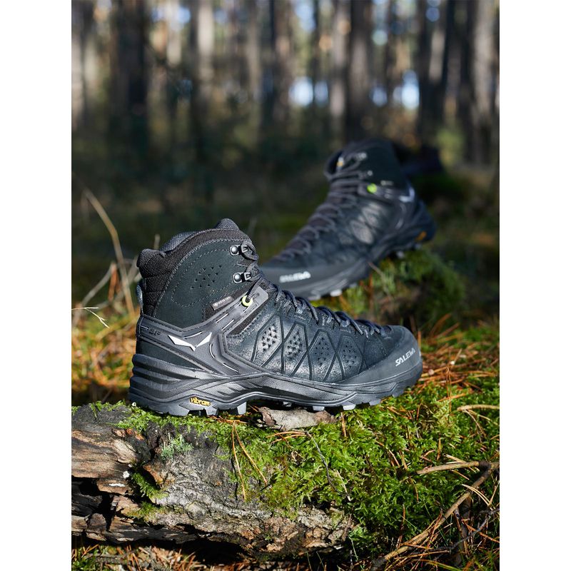 Salewa Alp Trainer 2 Mid GTX ανδρικές μπότες πεζοπορίας μαύρο 00-0000061382 12