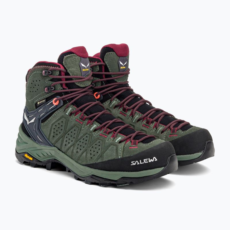 Γυναικείες μπότες πεζοπορίας Salewa Alp Trainer 2 Mid GTX πράσινο 00-0000061383 3