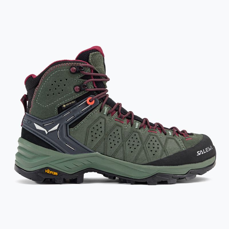 Γυναικείες μπότες πεζοπορίας Salewa Alp Trainer 2 Mid GTX πράσινο 00-0000061383 4