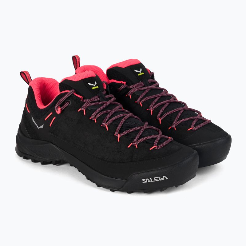 Salewa Wildfire Leather γυναικείες μπότες πεζοπορίας μαύρο 00-0000061396 5