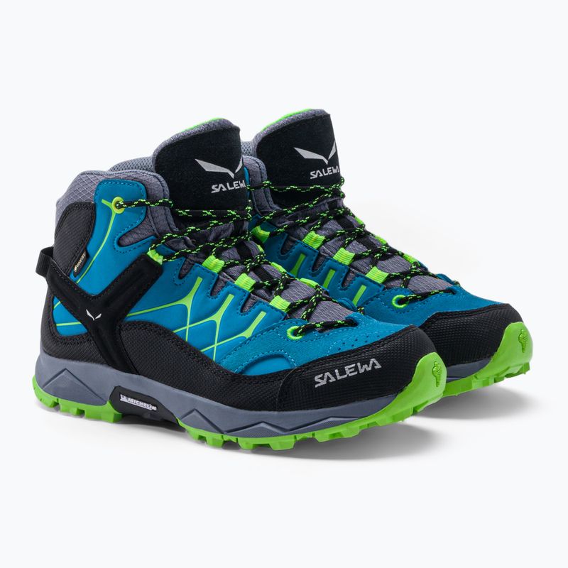 Παιδικές μπότες πεζοπορίας Salewa Alp Trainer Mid GTX μπλε 00-0000064010 5