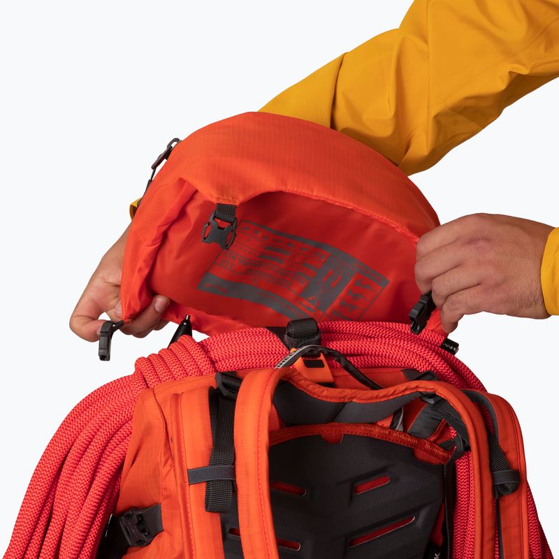 Salewa Ortles Guide 35 l σακίδιο ορειβασίας κόκκινο πορτοκαλί 5