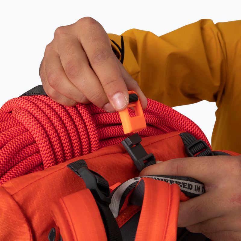 Salewa Ortles Guide 35 l σακίδιο ορειβασίας κόκκινο πορτοκαλί 6