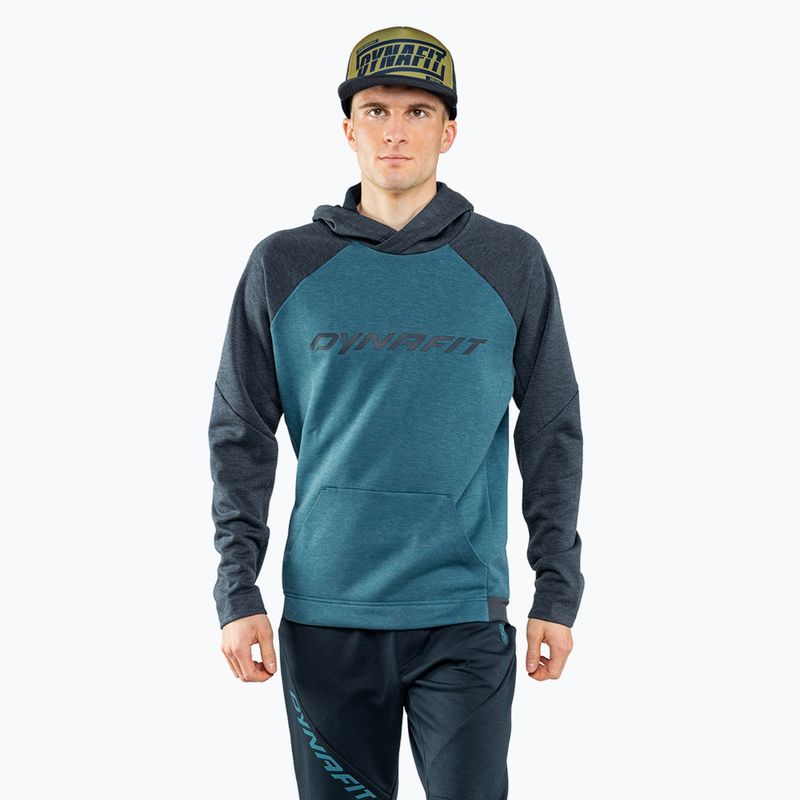 Ανδρική κουκούλα DYNAFIT 24/7 PTC Hoody mallard blue