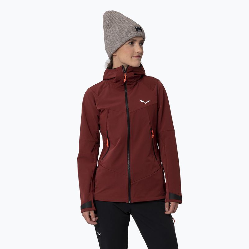 Γυναικείο μπουφάν softshell Salewa Sella DST syrah