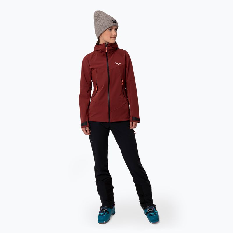 Γυναικείο μπουφάν softshell Salewa Sella DST syrah 2