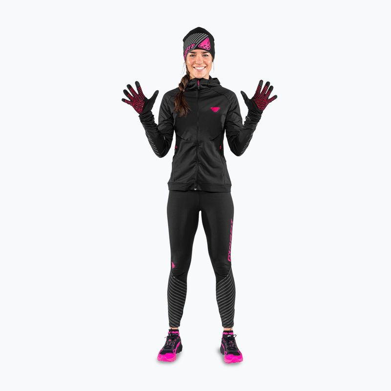 Γάντια τρεξίματος DYNAFIT Alpine Reflective black out pink glo 2