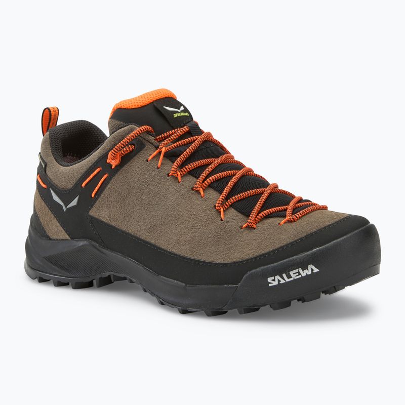 Salewa Wildfire Leather GTX ανδρικές μπότες πεζοπορίας bungee cord/μαύρο