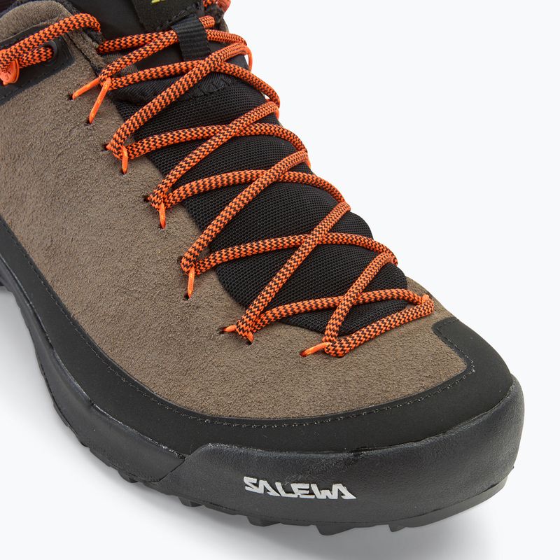 Salewa Wildfire Leather GTX ανδρικές μπότες πεζοπορίας bungee cord/μαύρο 7