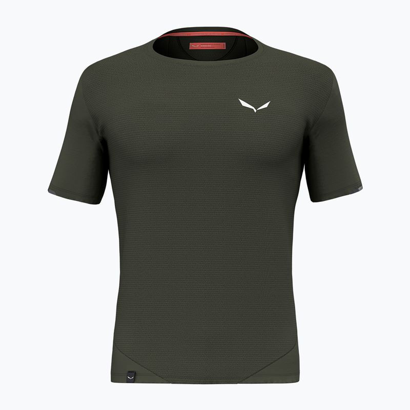 Ανδρικό Salewa Pedroc Dry Mesh T-shirt σκούρο λαδί