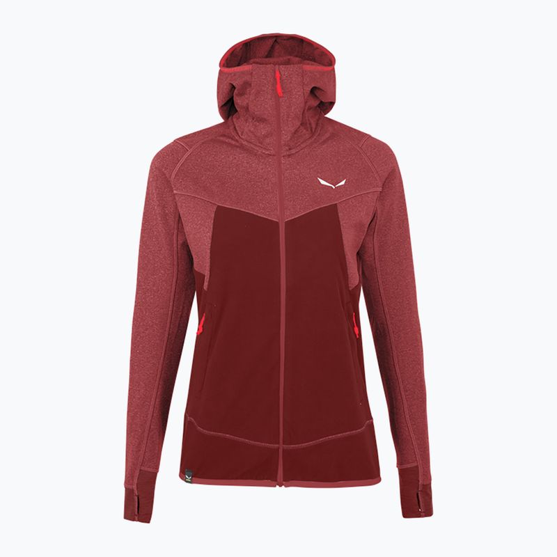 Salewa Puez Hybrid PL FZ Hoody γυναικείο fleece φούτερ κόκκινο 00-0000027389 4