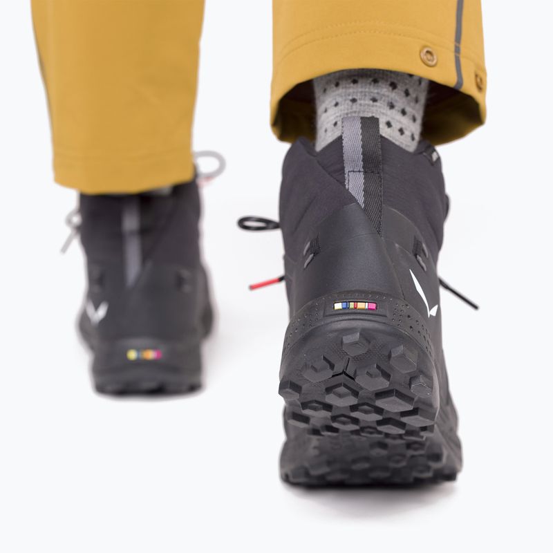 Ανδρικές μπότες πεζοπορίας Salewa Pedroc Pro Mid Ptx μαύρο/μαύρο 11