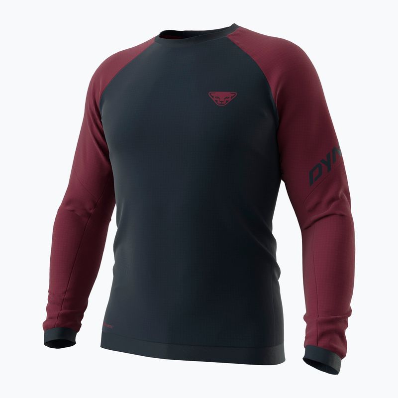 Ανδρικό μακρυμάνικο πεζοπορίας DYNAFIT Speed Polartec burgundy 5