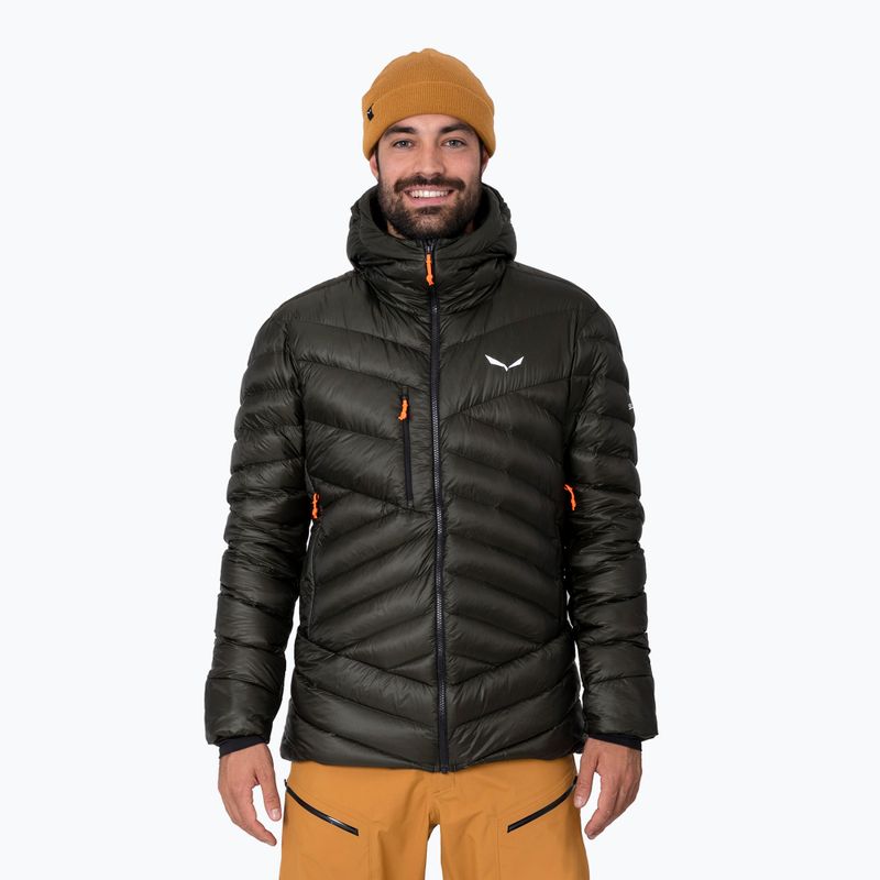 Ανδρικό μπουφάν Salewa Ortles Med 3 Rds Dwn down jacket σκούρο ελαιόλαδο