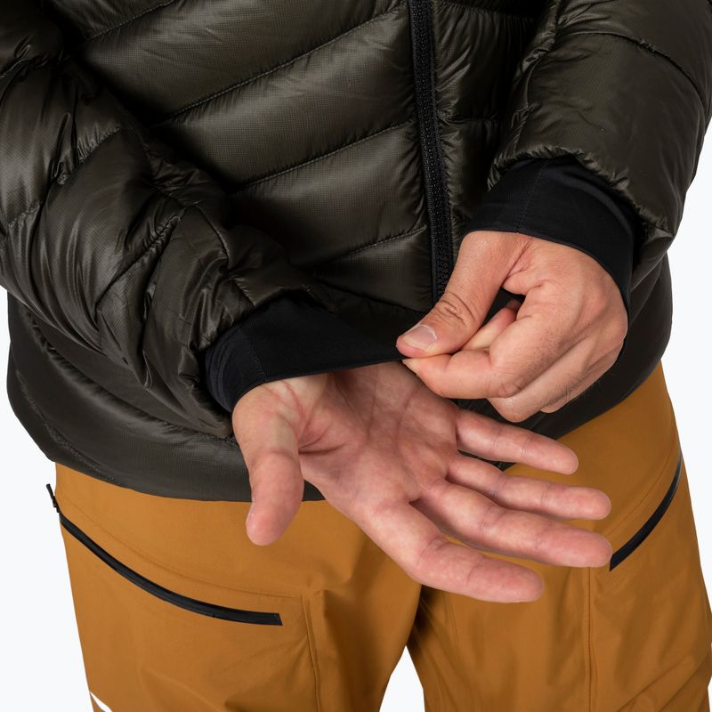 Ανδρικό μπουφάν Salewa Ortles Med 3 Rds Dwn down jacket σκούρο ελαιόλαδο 4