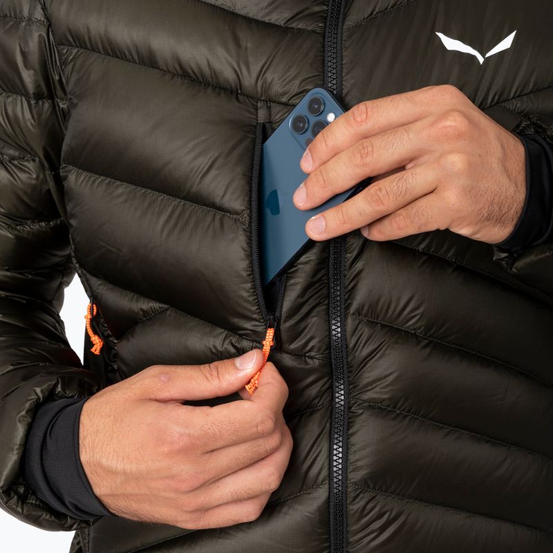 Ανδρικό μπουφάν Salewa Ortles Med 3 Rds Dwn down jacket σκούρο ελαιόλαδο 5