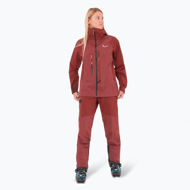 Γυναικείο μπουφάν softshell Salewa Sella DST Hyb syrah 2