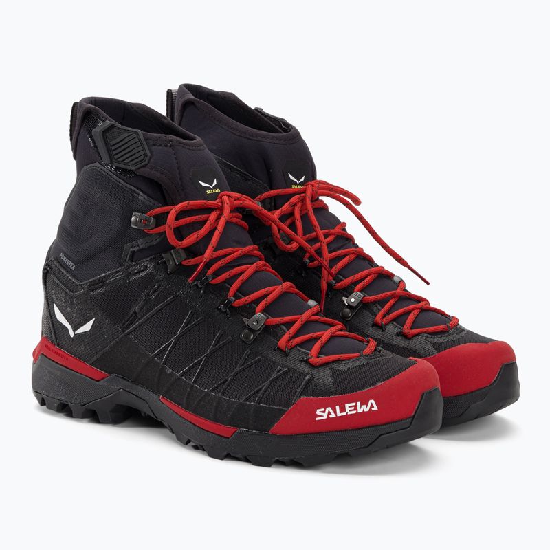 Ανδρικές μπότες πεζοπορίας Salewa Ortles Light Mid Ptx flame/black 4