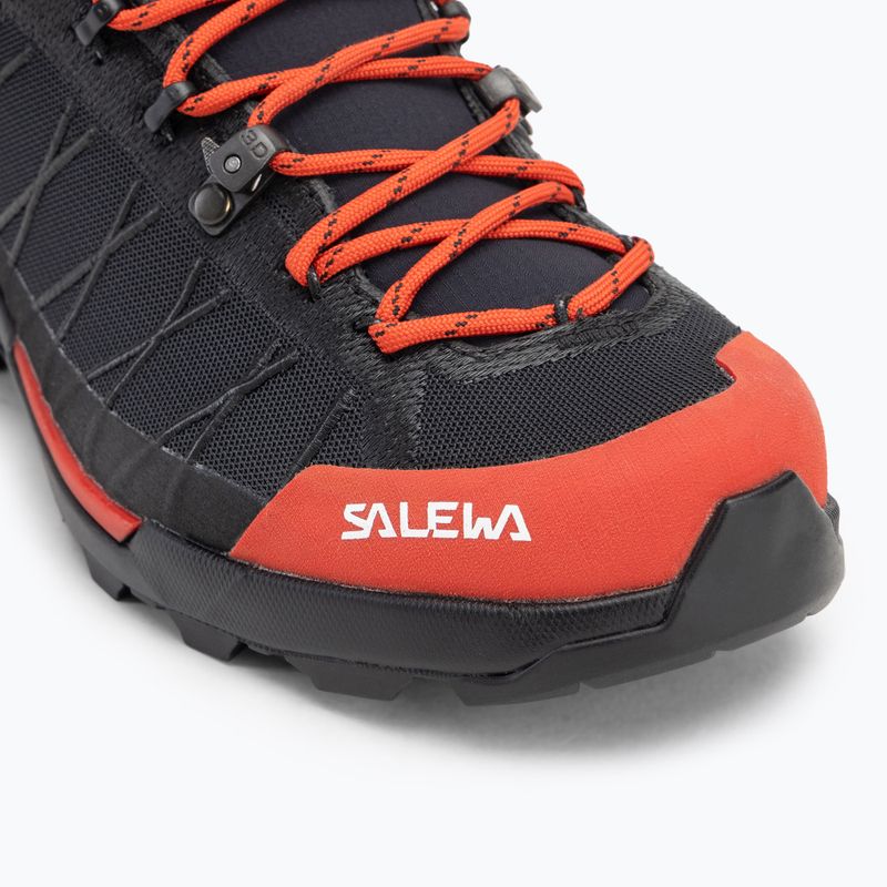 Γυναικείες μπότες πεζοπορίας Salewa Ortles Light Mid PTX flame/black 7