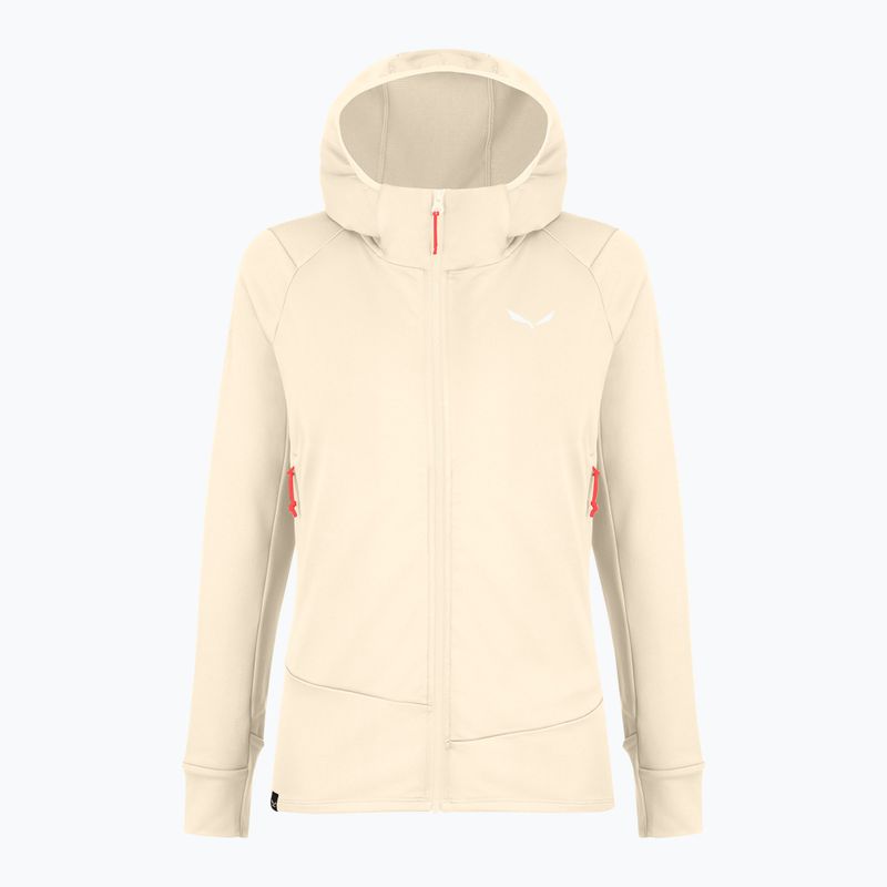 Γυναικεία φούτερ πεζοπορίας Salewa Puez PL Hooded oatmeal