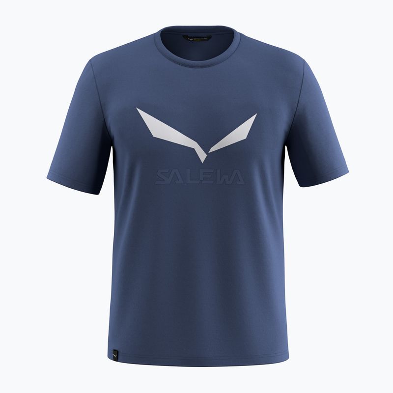 Ανδρικό T-shirt Salewa Solidlogo Dry σκούρο τζιν T-shirt